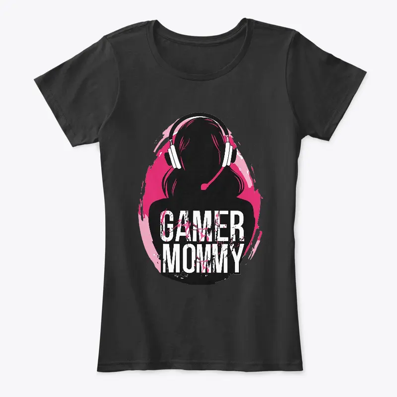 Gamer Mommy Sillouette Design