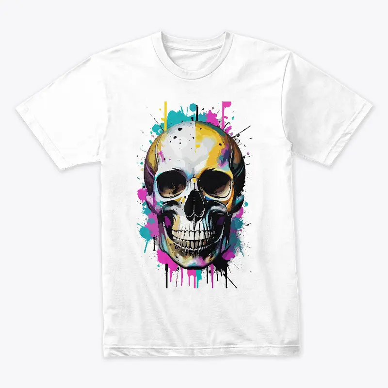 Skull Splatter Design