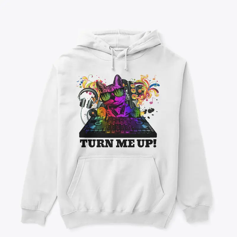 Turn me up CAT DJ design